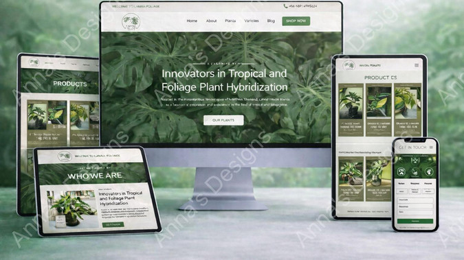 Lanna Foliage: Plants • E-commerce Redesign

Lanna Foliage is an award-winning, leading producer of foliage plants, specializing in hybridizing tropical foliage plants. 

The client was using an outdated Wix template that no longer reflected the quality of their business, and wanted a modern, professional site that looked custom-designed and aligned with their brand.

The entire website was redesigned from scratch with a clean layout, improved visual hierarchy, and better user flow — keeping content clear and easy to navigate.

Result: The final result was a fully refreshed, modern website that elevated the brand's online presence. The client was extremely satisfied with the new design.
