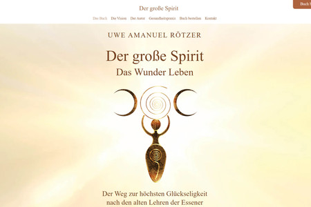 der-grosse-spirit: Website zu einem Buchprojekt und Gesundheitspraxis
