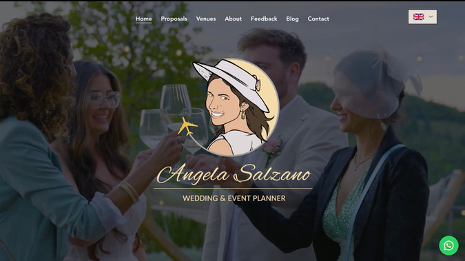 Angela Salzano: Restyling sito web