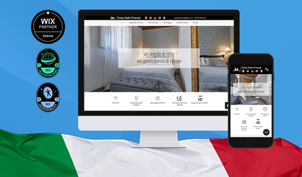 Casa Gallo Firenze: Realizzazione di un nuovo sito web per casa vacanze con integrazione di una piattaforma di prenotazione completamente personalizzata utilizzando Wix Velo. Il progetto include la creazione di un'interfaccia utente intuitiva, la gestione delle disponibilità, il sistema di pagamento sicuro e la personalizzazione delle funzionalità di prenotazione per soddisfare le esigenze specifiche della struttura.
