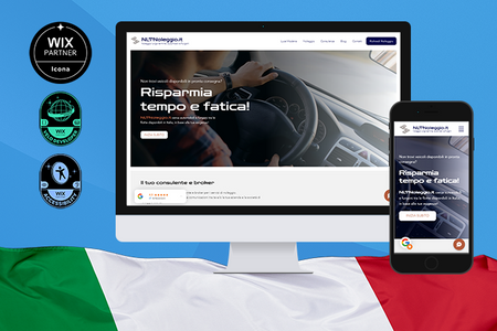 NLTNoleggio.it: La riprogettazione del sito NLTnoleggio.it ha semplificato la navigazione e migliorato l'estetica, rendendolo più intuitivo e visivamente accattivante. È stato ottimizzato per dispositivi mobili e arricchito con contenuti informativi chiari, migliorando l'esperienza utente e facilitando la ricerca e la prenotazione dei servizi di noleggio.