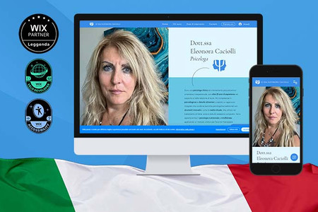 Dott.ssa E. Caciolli: Progettazione e Realizzazione Nuovo Sito Web per psicologa
