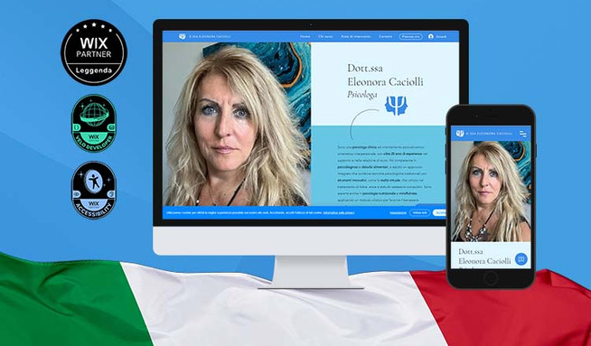Dott.ssa E. Caciolli: Progettazione e Realizzazione Nuovo Sito Web per psicologa
