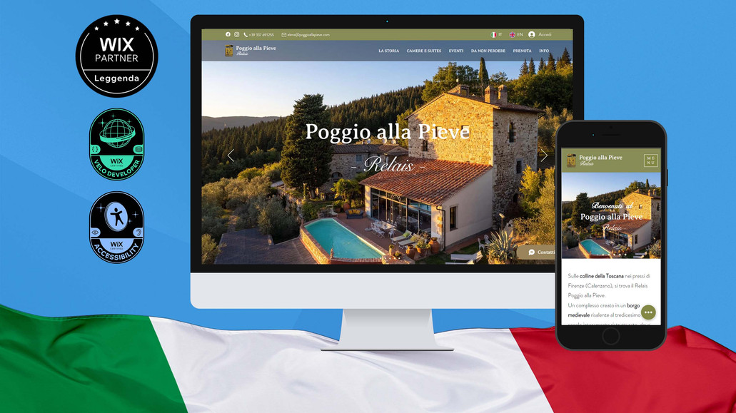 poggio alla pieve : Riprogettazione grafica (ottimizzazione UX/UI)  e SEO