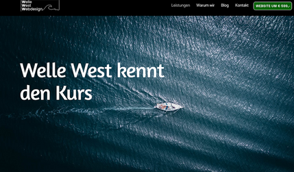 Wellewest: Wir haben das komplette Konzept, Design und die Umsetzung dieser Webseite realisiert. Mit einem klaren Fokus auf Funktionalität und Ästhetik haben wir eine maßgeschneiderte Lösung entwickelt, die perfekt auf die Bedürfnisse des Kunden abgestimmt ist