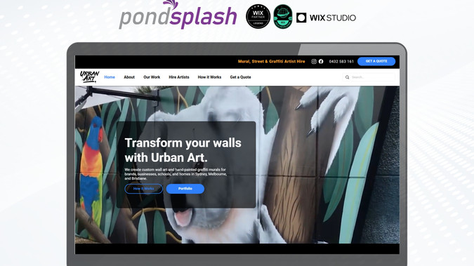 Urban Art Australia: Advanced website design