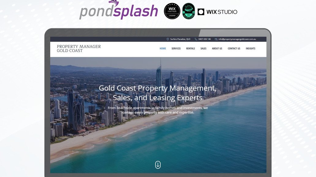 Property Manager Gold Coast: We worked with Property Manager Gold Coast, a residential property management and real estate agency based on the Gold Coast, to deliver a high performing website focused on clarity, usability, and lead generation for both property owners and tenants.

The project included advanced website design with a strong emphasis on user experience, intuitive navigation, and conversion focused layouts. The site was carefully structured to guide users toward key actions such as rental enquiries, sales enquiries, and property management services.

A custom CMS was developed to manage property rental and sales listings, allowing dynamic property pages to be created and updated efficiently. This ensured consistent presentation of listings while making it easy for the team to manage availability, pricing, and property details without manual page builds.

From a content and SEO perspective, we delivered full design and content development supported by essential and advanced SEO configurations. This included structured content, local SEO optimisation, metadata setup, and performance considerations to improve visibility across Gold Coast property related searches.

Key outcomes:
- Advanced website design for a property management and real estate business
- UX focused layouts supporting enquiries and lead conversion
- Custom CMS for rental and sales property listings
- Dynamic property pages for scalable content management
- Full content development with essential and advanced SEO configuration