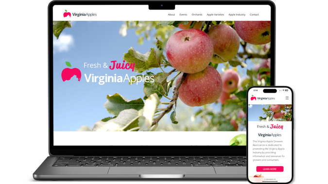 Virginia Apples: Website Design for State Government Organization