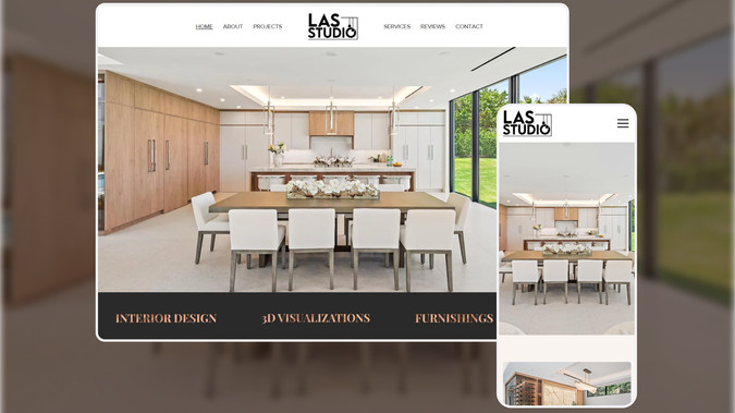 Las Studio: LAS Studio is a boutique interior design studio specializing in purposeful, timeless kitchen and bath spaces. The goal of the website was to create a clean, elegant online presence that communicates both the technical precision and expressive aesthetic of the studio’s work. The design emphasizes natural textures, light tones, and a minimal layout to reflect the studio’s refined style. The site includes a service overview, portfolio highlights, and a contact section designed to convert visitors into clients.