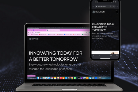 DEVVISION: The company name:
DEVVISION

About:
IT Services

The task:
Website UI/UX re-design on the Wix Studio Platform.

The scope:
-Website Redesign
-Wix Studio Website development
-Graphic design (icons creation)
-Wix Animation Set Up
-Wix Seo Optimisation (meta descriptions, h-tags)