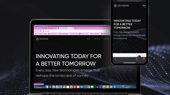 DEVVISION: The company name:
DEVVISION

About:
IT Services

The task:
Website UI/UX re-design on the Wix Studio Platform.

The scope:
-Website Redesign
-Wix Studio Website development
-Graphic design (icons creation)
-Wix Animation Set Up
-Wix Seo Optimisation (meta descriptions, h-tags)