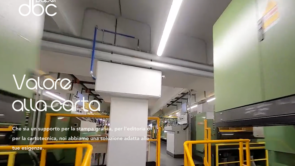 DBC PAPER: Sviluppo Logo, Brading, restyling completo website. Servizio assistenza e gestione continuativo, supporto a mailing commerciale.