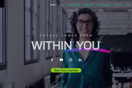 CEO of YOU: This client wanted to showcase her Women's Leadership Program in a fresh way integrating an fully functional membership portal, with social group interactivity and a blog that she could use from her mobile device.