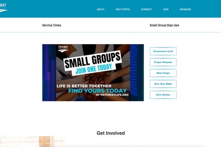 Pathway Church: Church Website. Beautiful and simple layout. Lots of pages. 