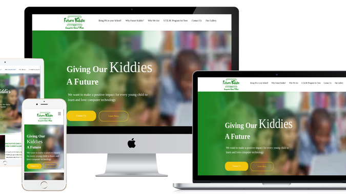Futurekiddie: Client: Future Kiddie
Website: Future Kiddie
Role: Website Developer

Key Contributions
Custom Website Design:

Developed a captivating and child-friendly website design that aligns with Future Kiddie’s brand and mission of providing educational resources for children.
Ensured the design is colorful, engaging, and easy for children to navigate, while also maintaining professionalism and clarity for parents and educators.
Responsive Design:

Created a fully responsive website that adapts seamlessly to various screen sizes and devices, including desktop computers, tablets, and smartphones.
Prioritized mobile responsiveness to ensure accessibility and usability for users on-the-go.
Content Organization:

Structured and organized content in a child-friendly manner, making it easy for children to find and interact with educational materials such as games, activities, and resources.
Implemented clear navigation menus and intuitive user interfaces to enhance user experience for both children and adults.
Interactive Features:

Integrated interactive elements such as educational games, quizzes, and interactive learning modules to engage children and promote active learning.
Developed interactive storytelling features and multimedia content to make learning fun and engaging for young learners.
