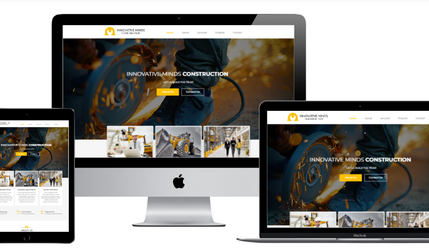 Innovativeminds: Innovative Minds Construction is focused on providing high-quality service and customer satisfaction we will do everything we can to meet your expectations. 
We created the whole layout and design of this websites.