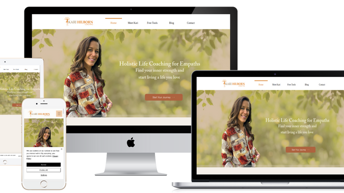 kari-hilborn: Client: Kari Hilborn
Website: Kari Hilborn
Role: Website Developer

Key Contributions
Custom Website Design:

Designed a visually appealing and modern website that reflects Kari Hilborn’s personal brand and professional expertise.
Ensured the design is clean, professional, and engaging, making a strong first impression on visitors.
Responsive Design:

Developed a fully responsive website that provides an optimal user experience across various devices, including desktops, tablets, and smartphones.
Content Structuring:

Organized and structured content to effectively communicate Kari Hilborn’s services, portfolio, and professional achievements.
Enhanced readability and navigation by creating clear, concise menus and content sections.