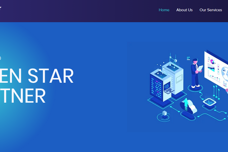 Sevenstarpartner: Complete website design in Wix Studio for all views. 