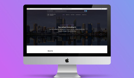 One Plus One Advisory: Perth Business Consultants and advisors. Full website design with business tools setup as well.
