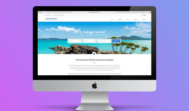 Hamilton Island Holiday Apartments: We have designed and developed a full booking system that integrates with Airbnb, booking.com, homeaway etc. This is a custom build that can be fully adapted and designed.
