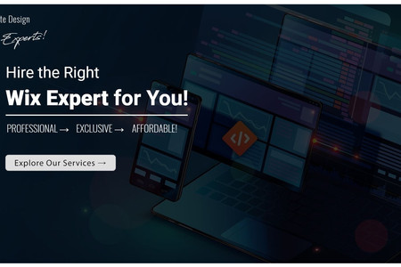 Web Designer Experts: Hire the Right Wix Expert for You!
PROFESSIONAL → EXCLUSIVE → AFFORDABLE!
100% CUSTOMER SATISFACTION GUARANTEE!