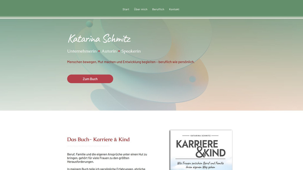 Katarina Schmitz: Webdesign
