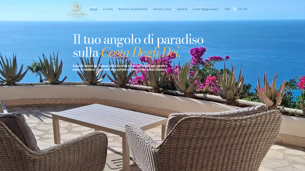 Villa Incanto Tropea: Webdesign
SEO / GEO