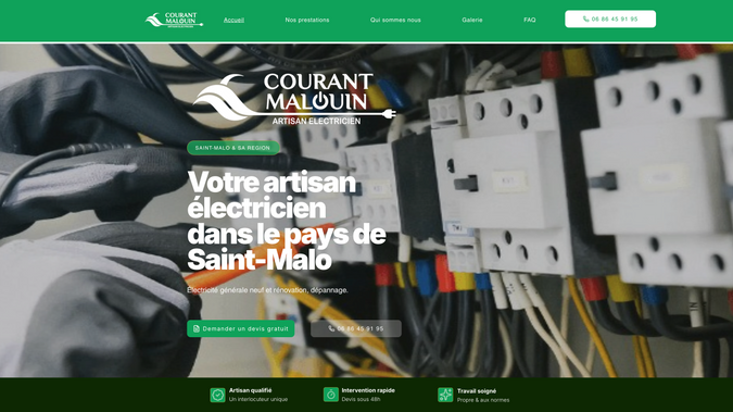 Courant Malouin: Website design
SEO/GEO