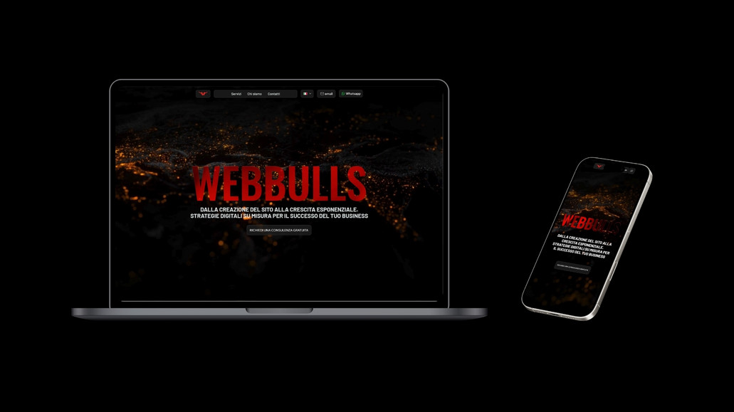 Webbulls: Website design and development for my own digital studio, created to showcase services, portfolio and approach to modern website design.

The project was developed using Wix Studio with a strong focus on structure, performance and user experience. The goal was to create a clean and strategic website that clearly communicates services and helps potential clients understand the value of a well-designed online presence.

I managed the entire project from concept to launch, including UX structure, website design, visual identity development, SEO-ready architecture and responsive optimization.

The website serves as both a portfolio and a demonstration of the design standards, performance and strategy I apply to every client project.
