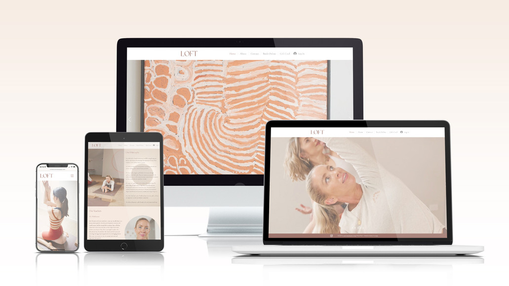 Loft Meditation Yoga: Website design for Loft Meditation Yoga. Featuring online booking and payments, pricing plans, eGift vouchers and customer membership options. 