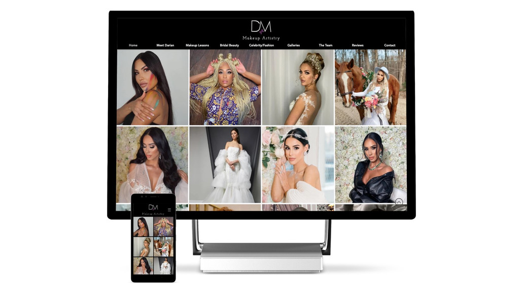 DM Makeup Artistry : Website Design, Website Development, Mobile Site Optimization, Logo Design