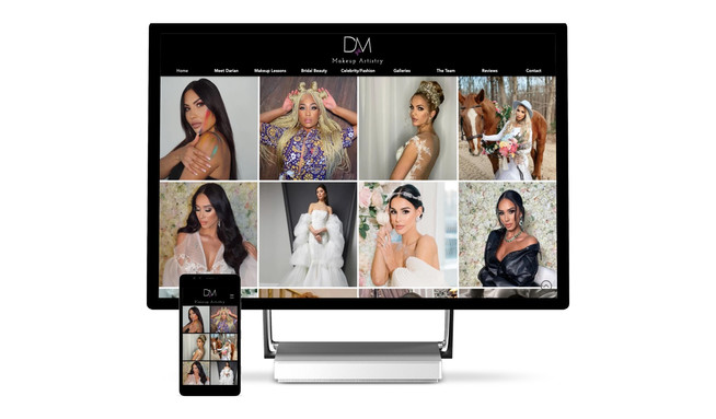 DM Makeup Artistry : Website Design, Website Development, Mobile Site Optimization, Logo Design