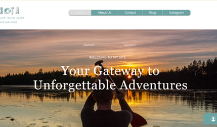 Travel Agent: We worked on the design and development of this website. 