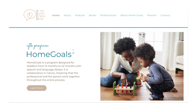 I've Got This Kid: Website Overhaul