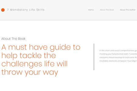 7 Mandatory Skills: Life Skills Website Build on Wix Studio 