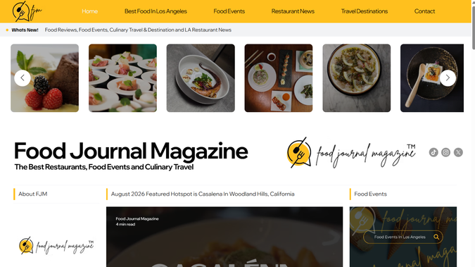 Food Journal Magazine : Digital Magazine for LA Food Reviews & Events
