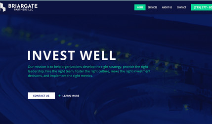 Briargate Partners: Website Design & Business Branding Design 