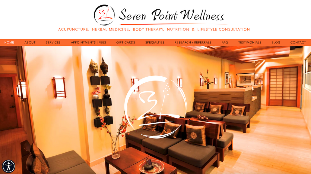 7-point-wellness: Acupuncture Clinic Website Design and Marketing Support