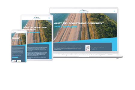 Just Explore: Editor X website for motorhome hire company.