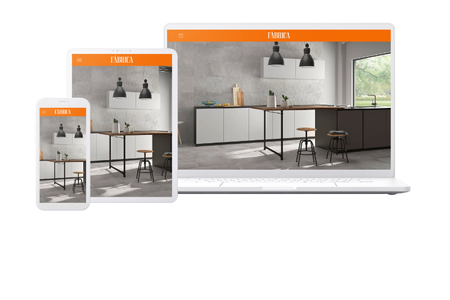 Fabrica: Wix Studio website for a premium commercial tile company.
