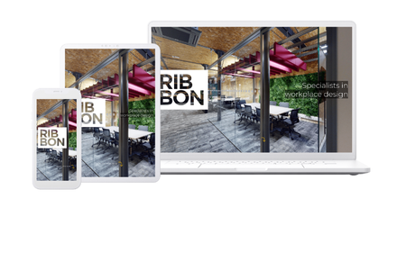 Ribbon Projects: Wix Studio website for a workplace design company.
