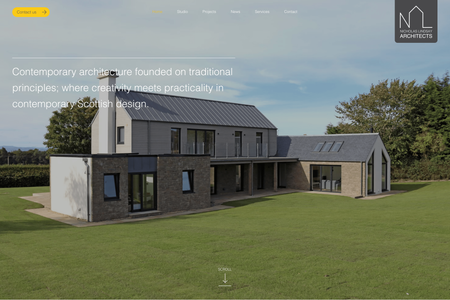 Nicholas Lindsay Architects: Wix Studio website for one of Scotland's finest architectural studios.