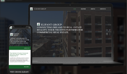 Elifant Group: We were able to update Elifant Group's website to become fully responsive with a modern touch. They are expanding and required a website to inform their visitors of the additional they've acquire over the years.