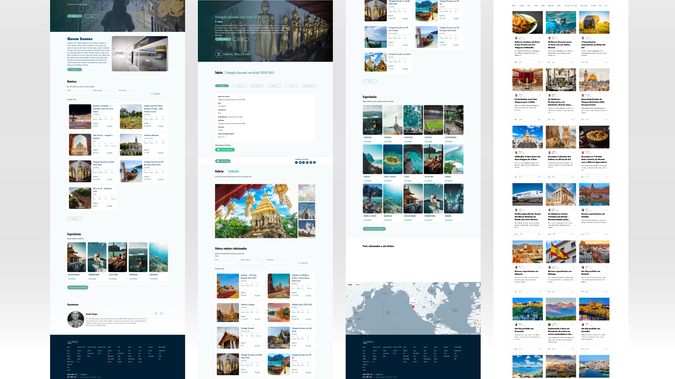 Milessis — Travel & Tourism Website: A travel industry website project for Milessis Operadora, a tourism company specializing in international travel experiences, tailored itineraries, cultural destinations, and travel packages. The website showcases destinations, itineraries, travel experiences, package details, and curated tourism offerings. This project demonstrates Zioni's experience with content-rich tourism websites, travel service presentation, and navigation for businesses offering multiple travel products.