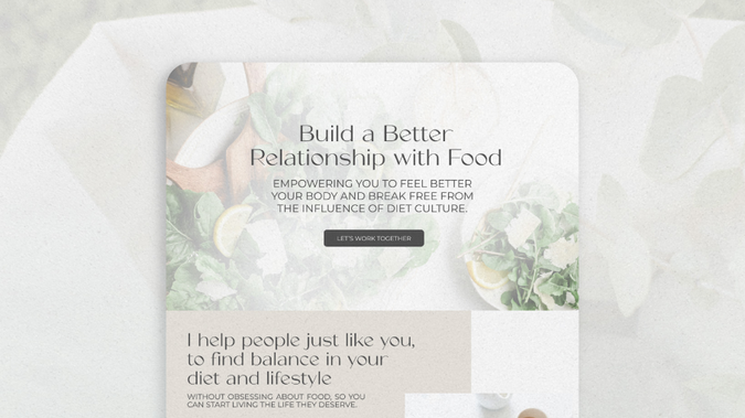 Landing Page Website: This landing page is a great place to start with your new business venture. It's quick and easy to get up and running, but gives the feel of a dynamic website with anchored menu points.