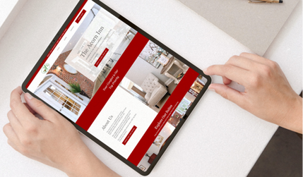 Website ReDesign: This client came to us when his business underwent a big change. We needed to reorganize the main menu, the home page, and the booking pages to reflect that the Acorn Inn now offers long-term stays. We updated the site branding and design at the same time. 