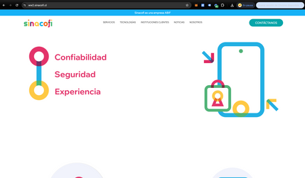 SINACOFI: Migramos el diseño y desarrollo completo de sinacofi.cl desde WordPress a Wix Studio.