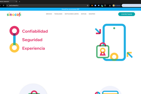 SINACOFI: Migramos el diseño y desarrollo completo de sinacofi.cl desde WordPress a Wix Studio.