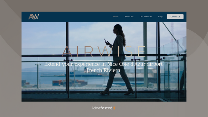Airwise: For Airwise Executive, we designed a sleek and modern website that efficiently showcases its range of airport services. Using dynamic pages connected to a CMS, we ensured a lightweight and scalable structure, allowing for seamless content updates and future growth. This approach optimizes loading speed while maintaining a clear and intuitive user experience, making it easy for travelers to navigate and find the services they need.