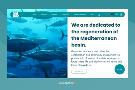 Save the Med: For the website of Save the Med, a nonprofit dedicated to protecting the Mediterranean Sea, we focused on creating an engaging and dynamic digital experience. Utilizing VELO, we developed a seamless donation form to facilitate contributions, while also implementing a multilingual integration to make the website accessible in three languages. Through carefully crafted animations and interactive elements, we ensured that the platform is not only visually compelling but also effectively communicates the organization’s mission, inspiring users to take action for ocean conservation.